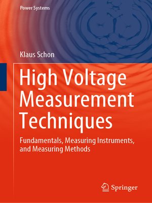 cover image of High Voltage Measurement Techniques